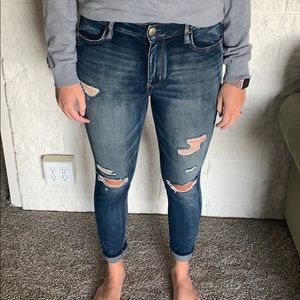 Dark washed jeans